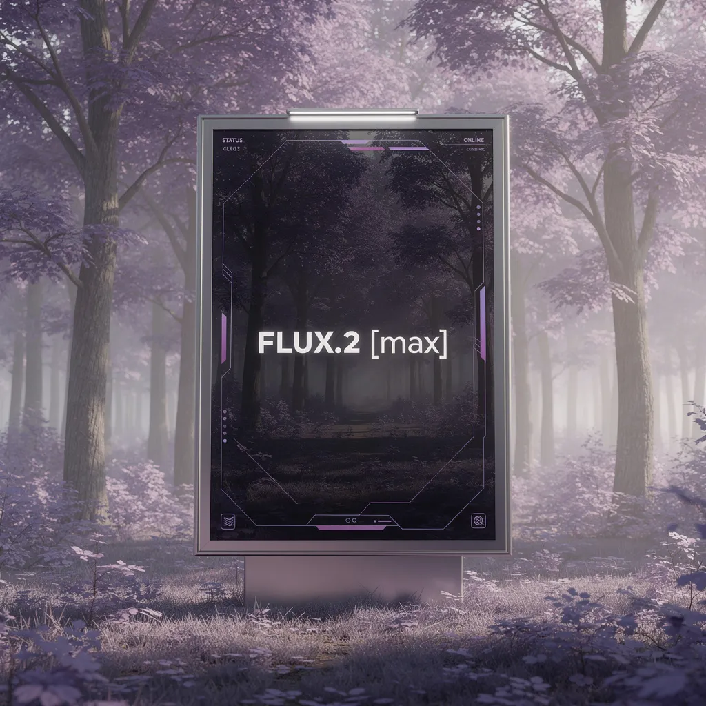 FLUX.2 Max hero on Krea 2