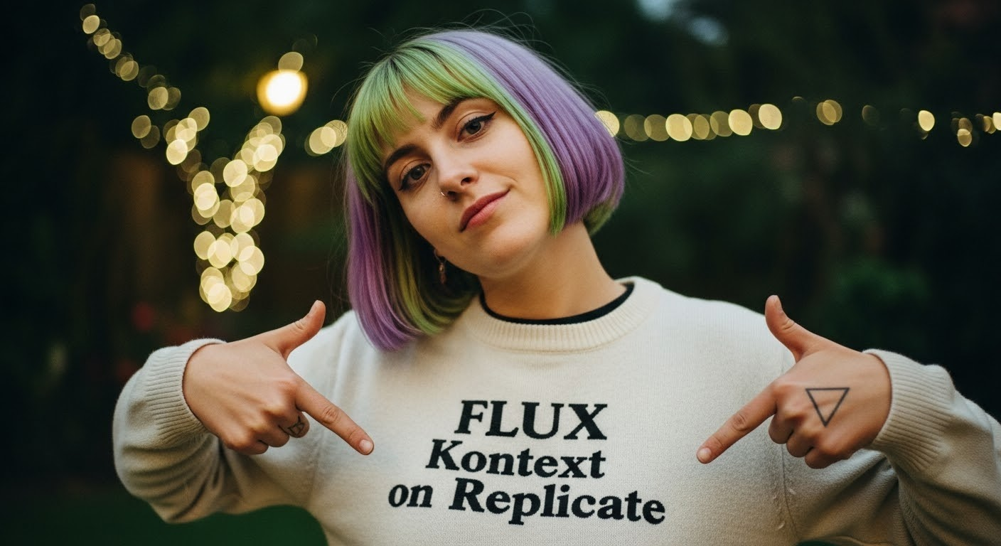 FLUX.1 Kontext hero on Krea 2